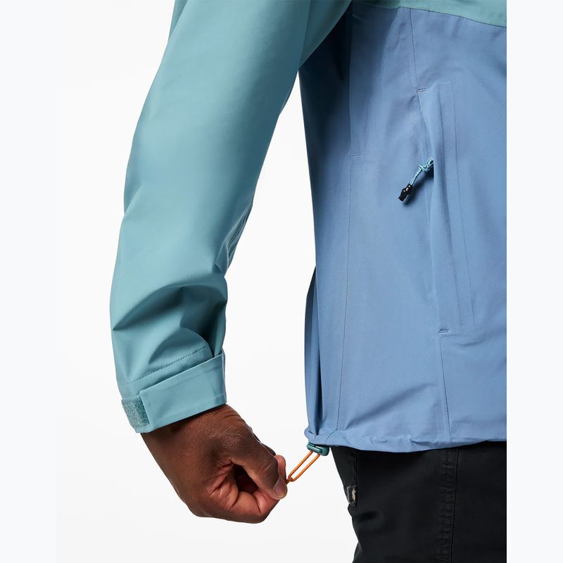 Pánska softshellová bunda Cotopaxi Impermeo 3L Hooded Shell everglade and steel blue 5
