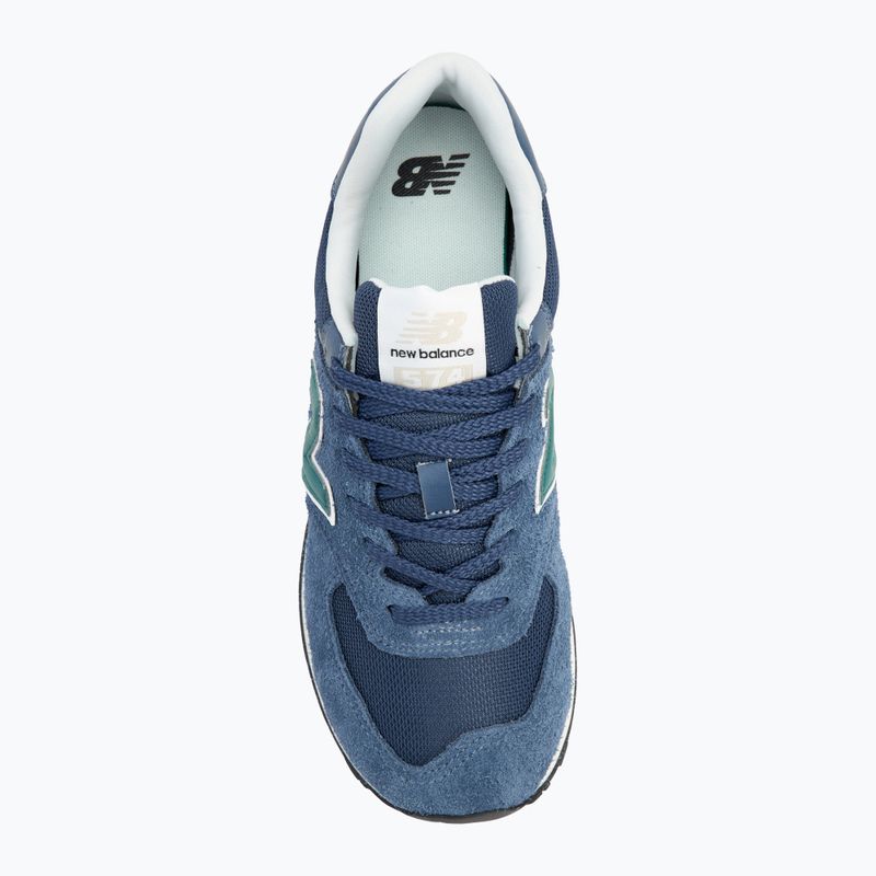 Obuv New Balance 574's V2 navy/green  5