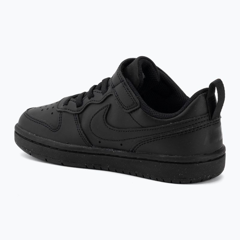 Detské topánky Nike Court Borough Low Recraft black/black/black 3