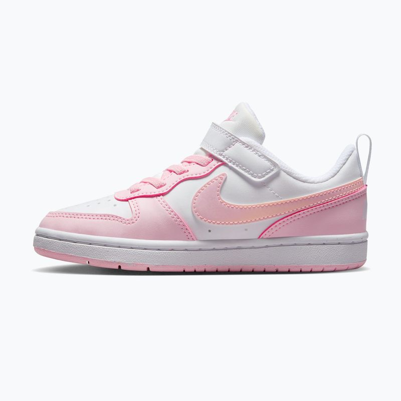 Detské topánky Nike Court Borough Low Recraft white/pink foam 2