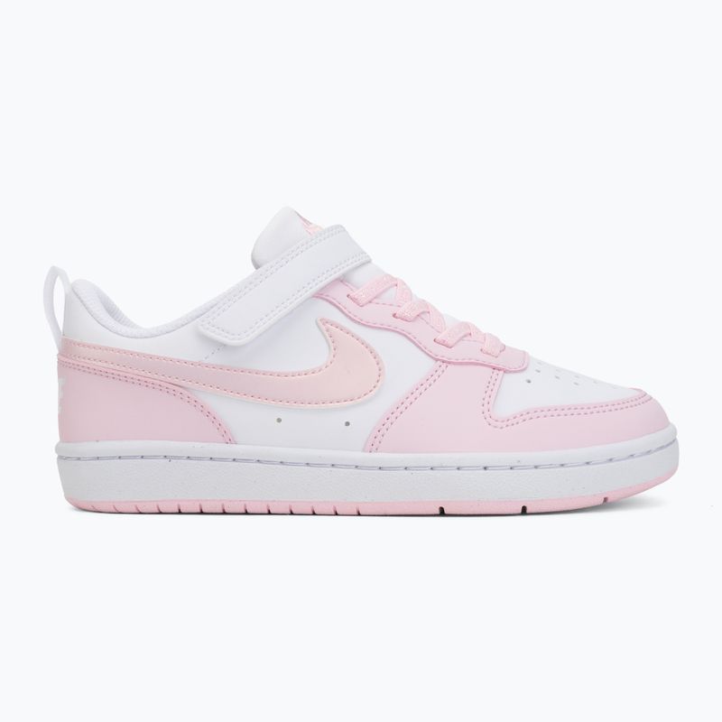 Detské topánky Nike Court Borough Low Recraft white/pink foam 2