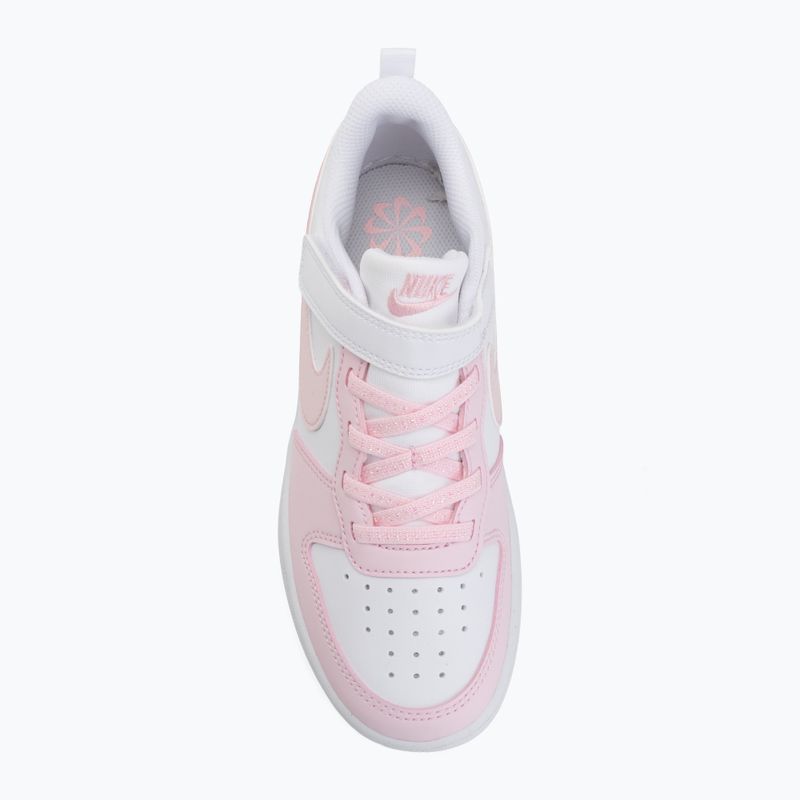 Detské topánky Nike Court Borough Low Recraft white/pink foam 5