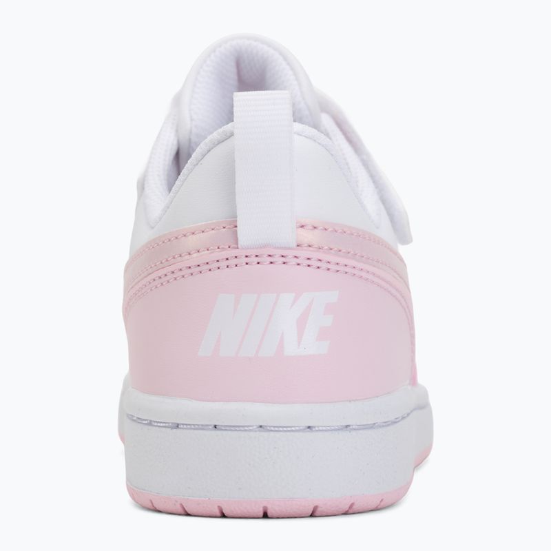 Detské topánky Nike Court Borough Low Recraft white/pink foam 6