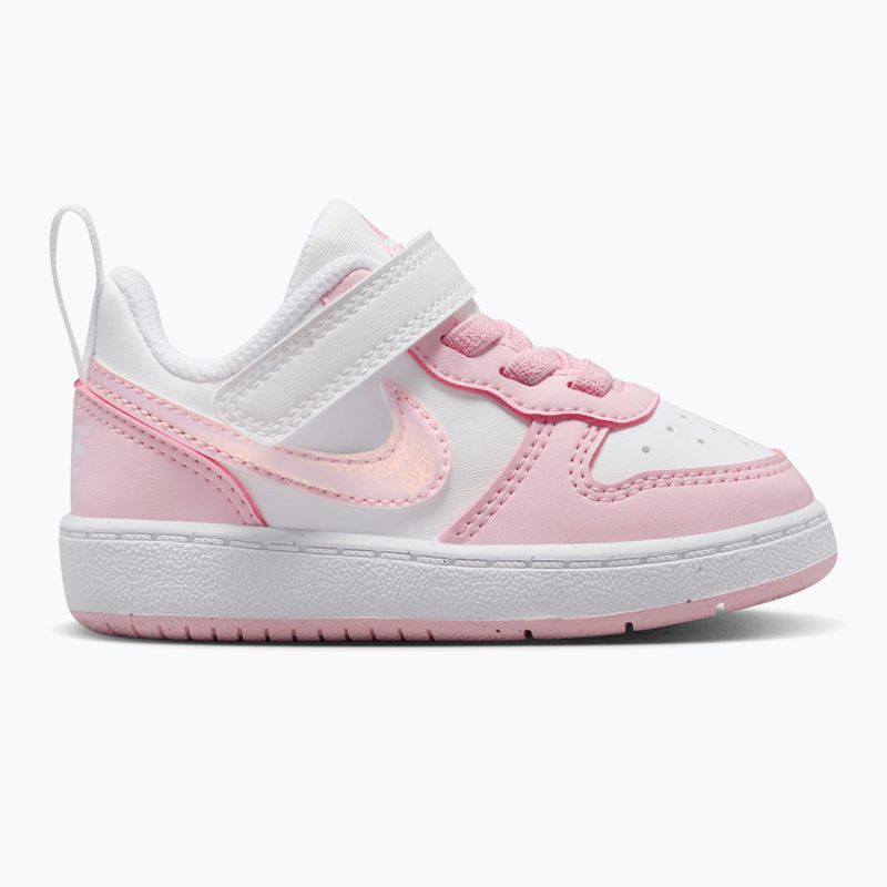 Detské topánky Nike Court Borough Low Recraft white/pink foam
