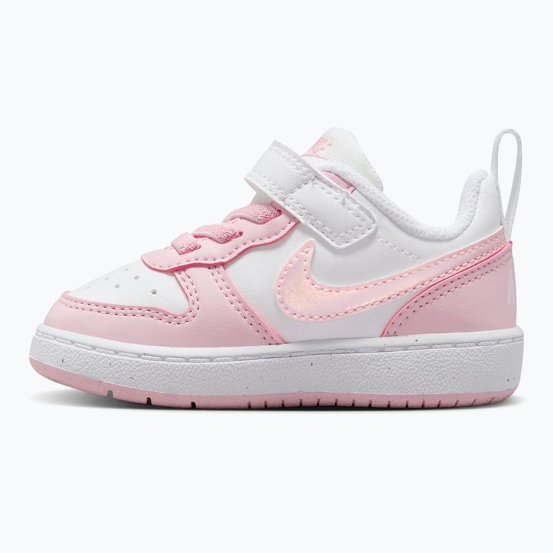 Detské topánky Nike Court Borough Low Recraft white/pink foam 2