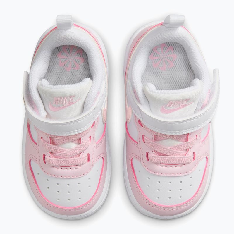 Detské topánky Nike Court Borough Low Recraft white/pink foam 4