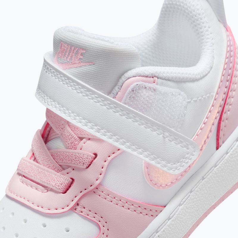 Detské topánky Nike Court Borough Low Recraft white/pink foam 6