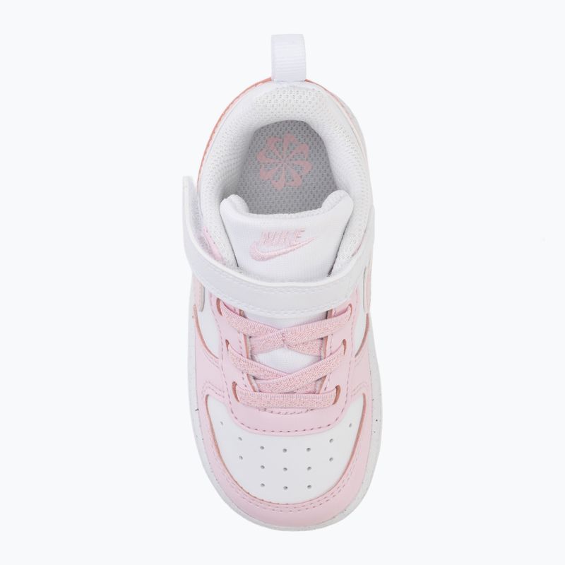 Detské topánky Nike Court Borough Low Recraft white/pink foam 5