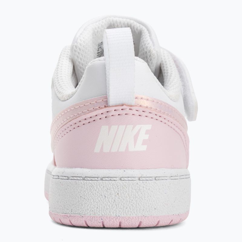 Detské topánky Nike Court Borough Low Recraft white/pink foam 6