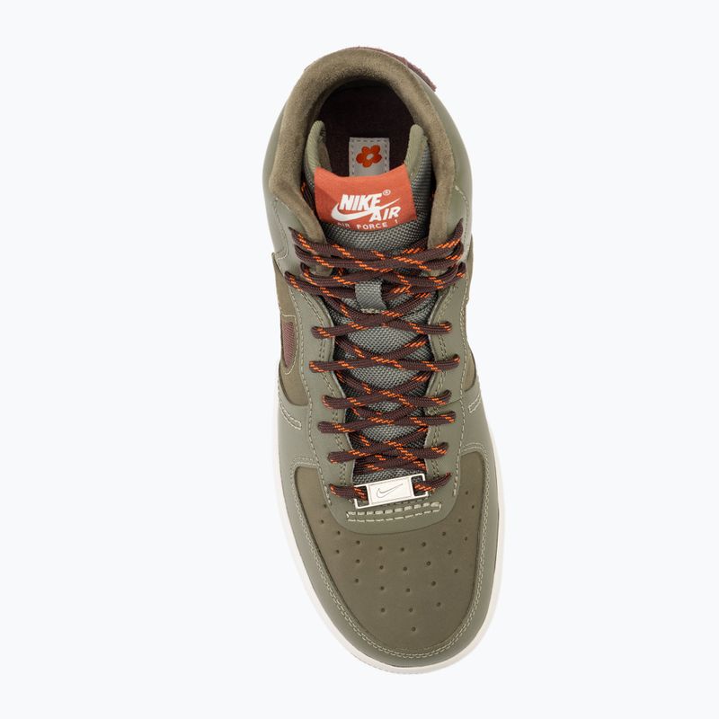 Dámske topánky Nike Air Force 1 Sculpt Wild medium olive/earth phantom gum/medium brown 5