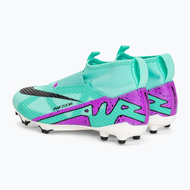 Detské kopačky Nike Jr Mercurial Superfly 9 Pro FG hyper turquoise/black/ white/fuchsia dream 3