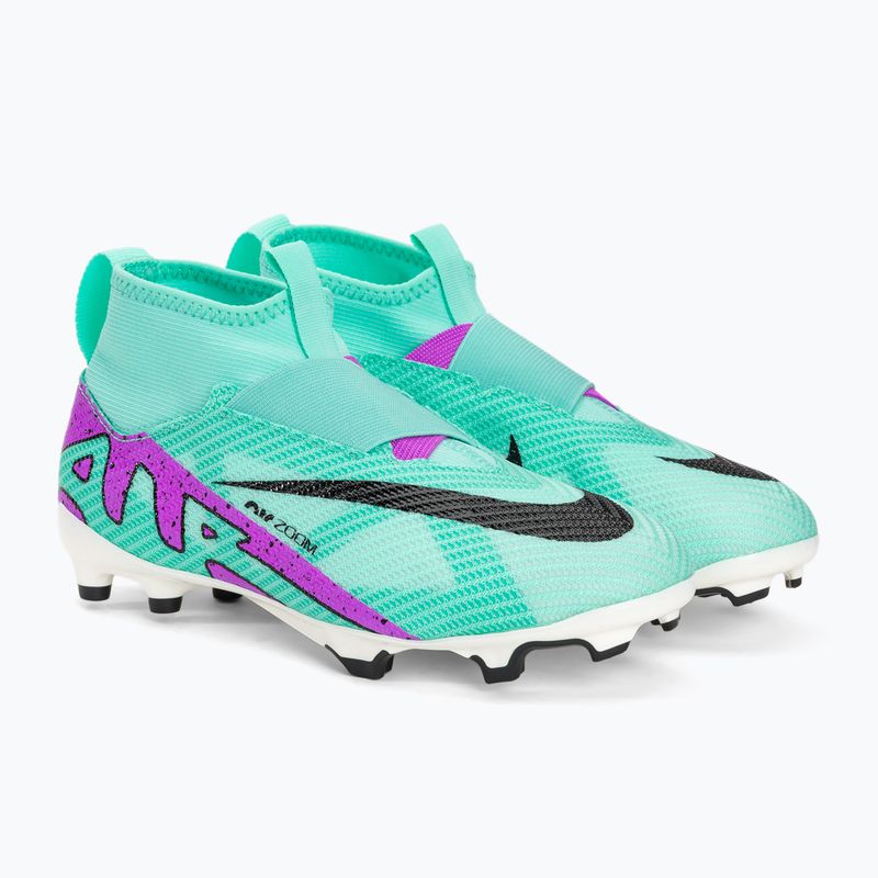Detské kopačky Nike Jr Mercurial Superfly 9 Pro FG hyper turquoise/black/ white/fuchsia dream 4