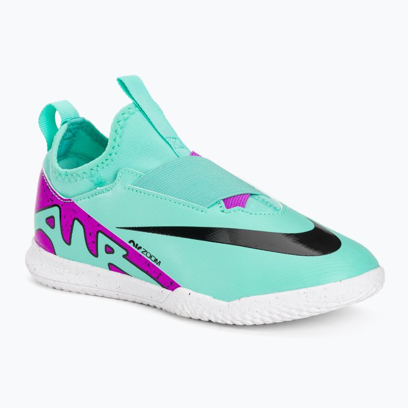 Detské kopačky Nike Jr Zoom Mercurial Vapor 15 Academy IC hyper turquoise/black/ white/fuchsia dream