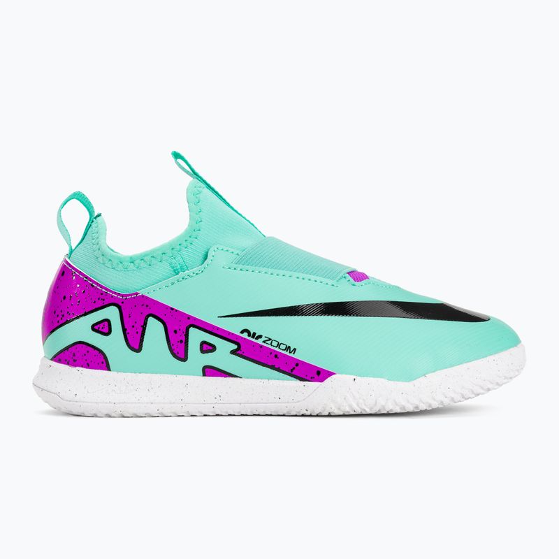 Detské kopačky Nike Jr Zoom Mercurial Vapor 15 Academy IC hyper turquoise/black/ white/fuchsia dream 2