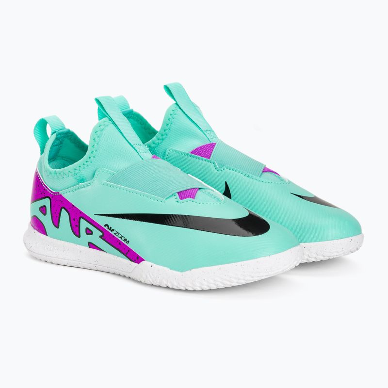 Detské kopačky Nike Jr Zoom Mercurial Vapor 15 Academy IC hyper turquoise/black/ white/fuchsia dream 4