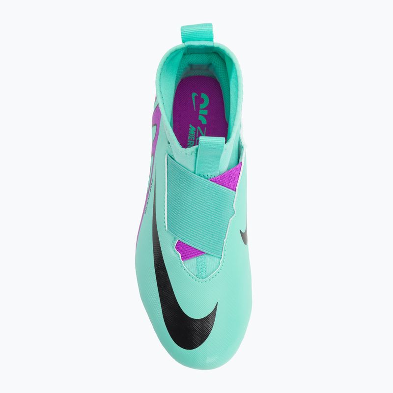 Detské kopačky Nike Jr Zoom Mercurial Superfly 9 Academy FG/MG hyper turquoise/black/ white/fuchsia dream 6