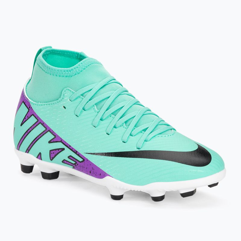 Detské kopačky Nike Jr Mercurial Superfly 9 Club FG/MG hyper turquoise/black/ white/fuchsia dream