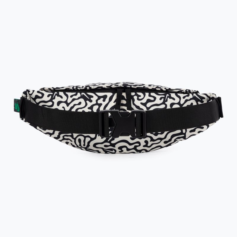 Taštička/ Ľadvinka Nike Heritage Waistpack 3 l black/coconut milk/stadium green 3