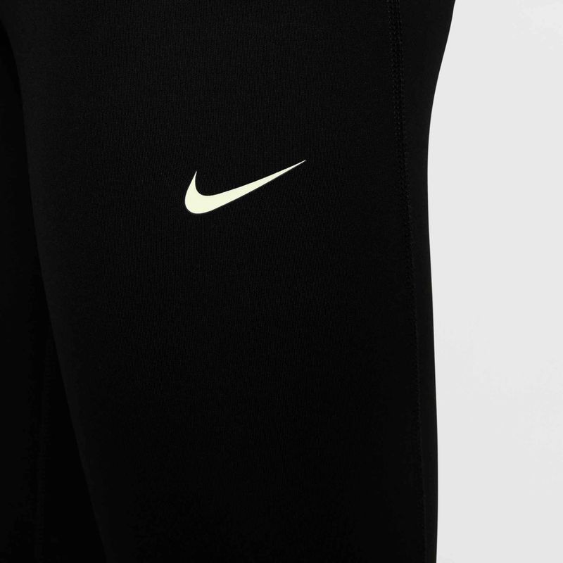 Detské legíny Nike Pro Dri-FIT comet black/volt/white 5