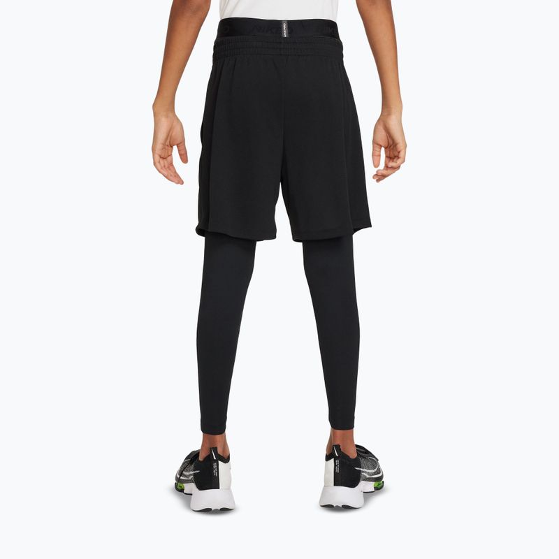 Detské legíny Nike Pro Dri-FIT black/black/white 3