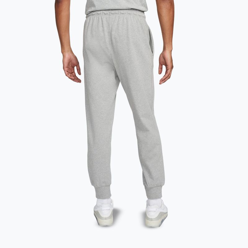 Pánske nohavice Nike Club Knit Jogger dark grey heather/white 3