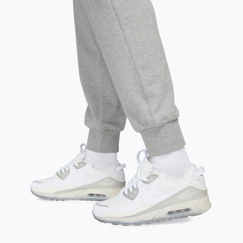 Pánske nohavice Nike Club Knit Jogger dark grey heather/white 5