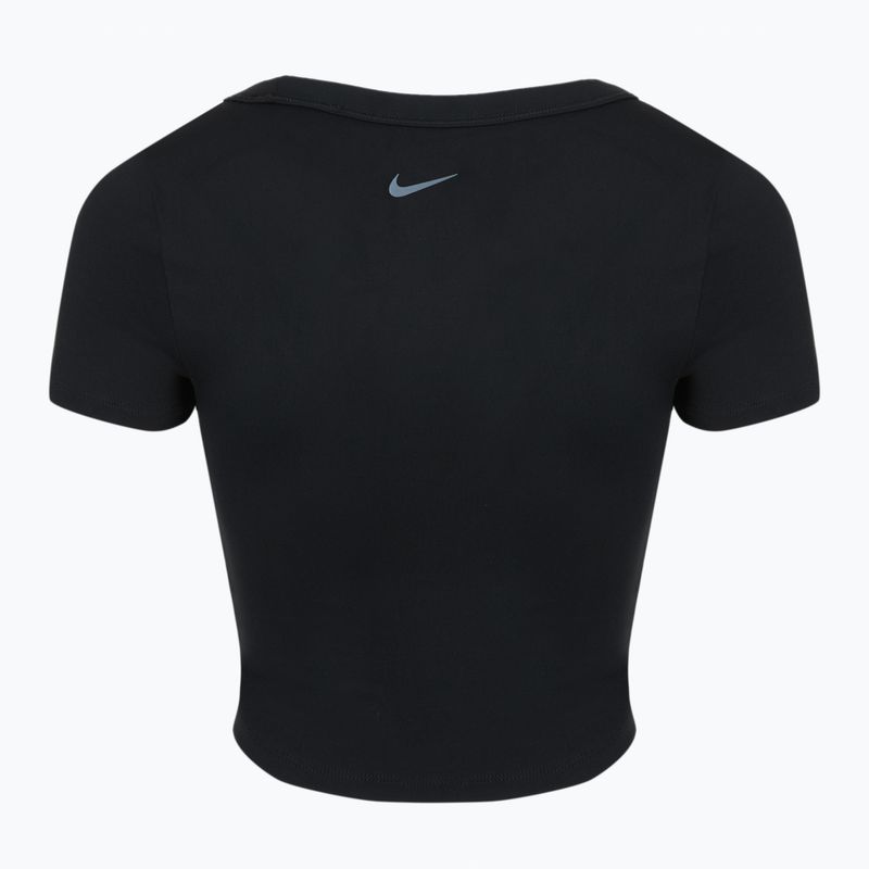 Dámske tréningové tričko Nike One Fitted Dri-Fit Cropped Top black 8