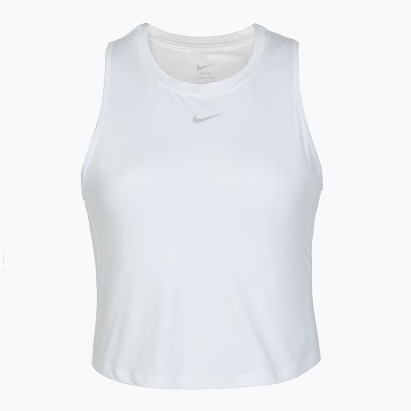 Dámske tréningové tričko Nike One Classic Dri-Fit Cropped Tank white 6