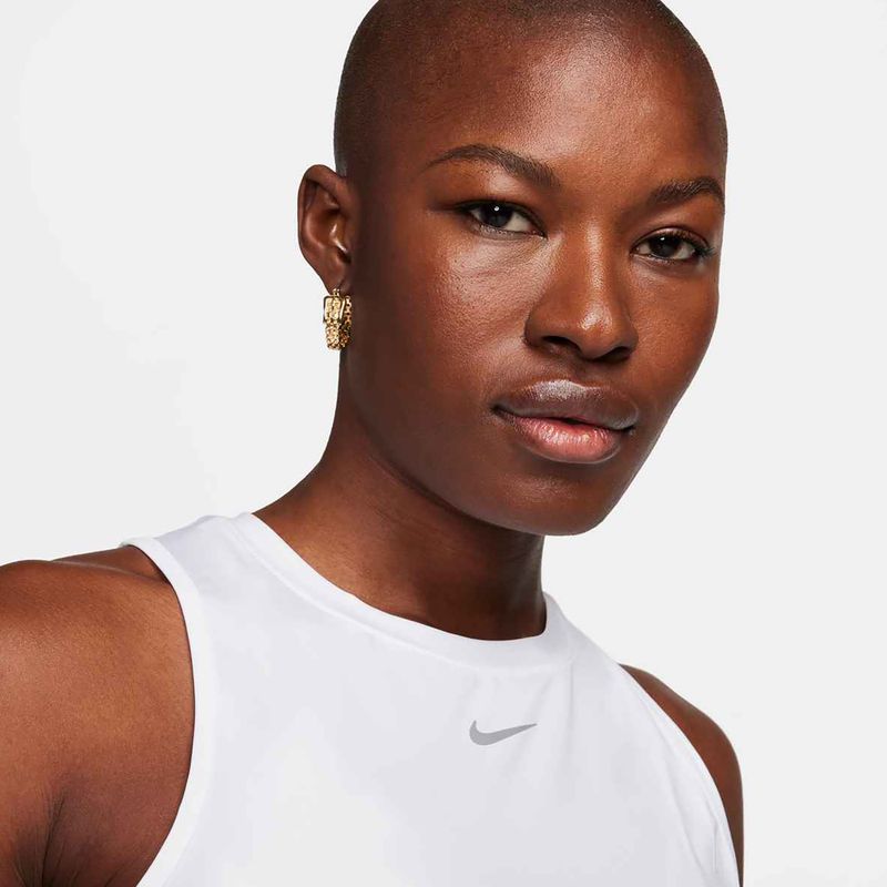 Dámske tréningové tričko Nike One Classic Dri-Fit Cropped Tank white 4