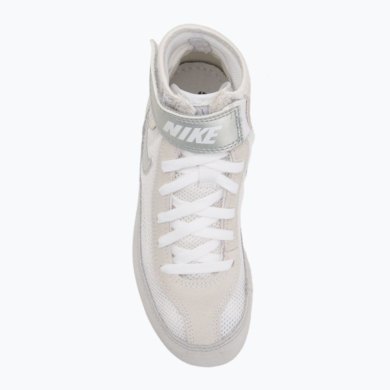Detské zápasnícke topánky Nike Speedsweep VII white/metallic silver 5
