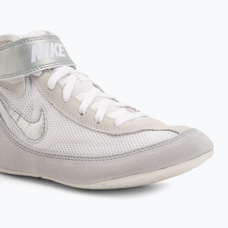 Detské zápasnícke topánky Nike Speedsweep VII white/metallic silver 7