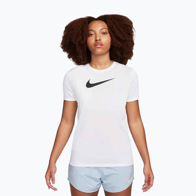 Dámske tréningové tričko Nike Dri-Fit white/black