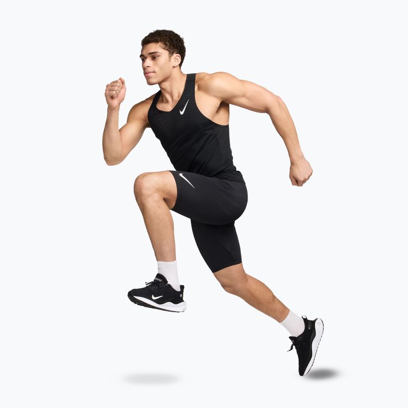 Pánske bežecké šortky Nike AeroSwift Dri-Fit ADV 1/2 Tights black/summit white 2