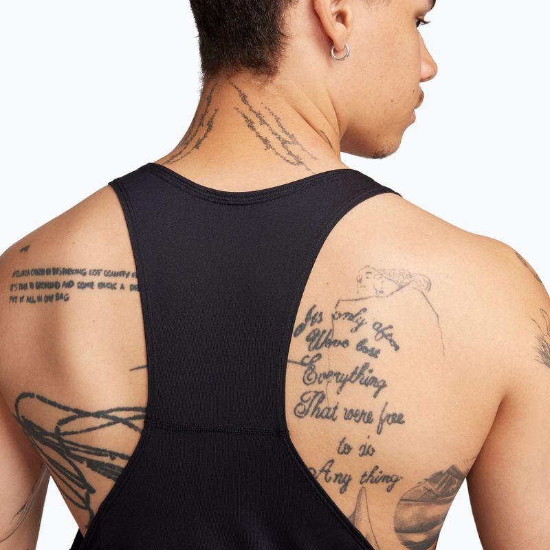 Pánske bežecké tielko Nike Fast Dri-Fit čierne 5