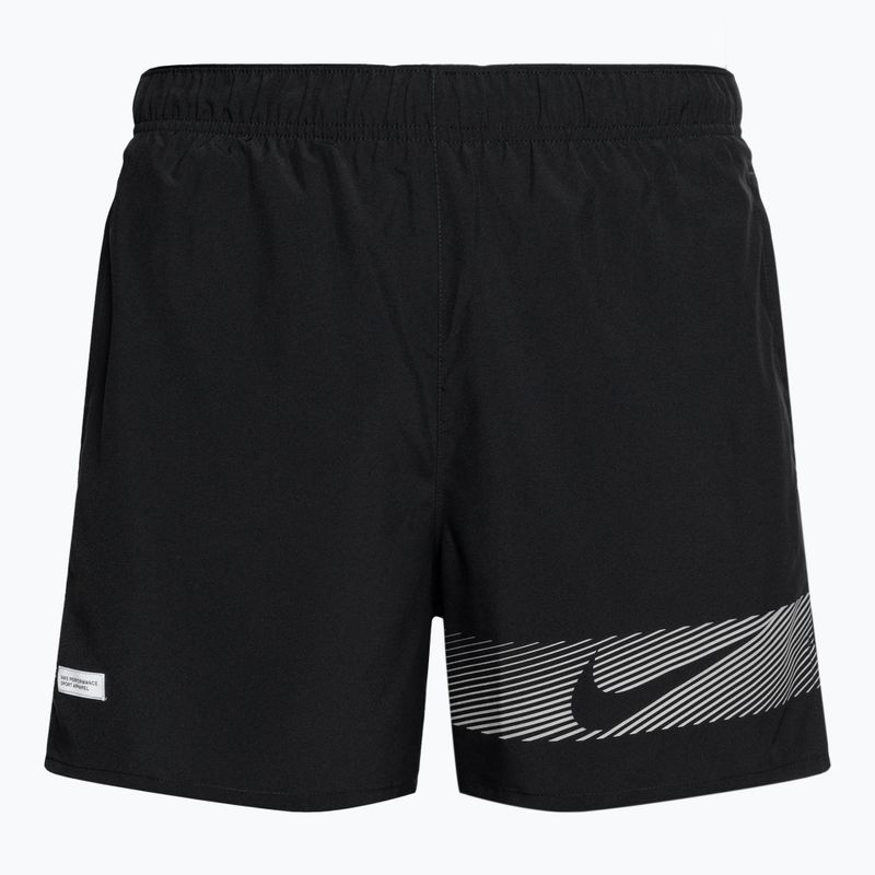 Pánske šortky Nike Challenger Flash Dri-Fit 5" Brief-Lined black/black/black