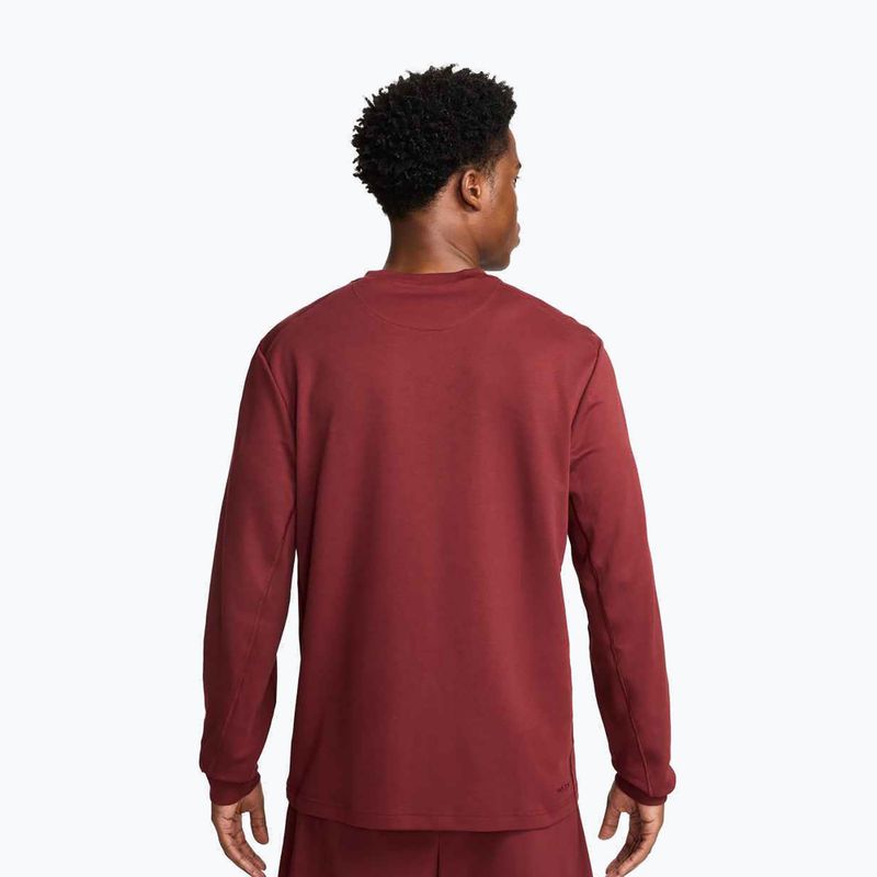 Pánske tričko longsleeve Nike Primary Dri-Fit Versatile dark team red/dark team red 3