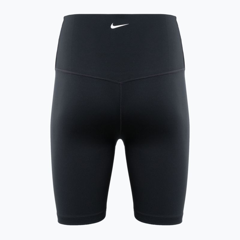 Dámske šortky Nike One High-Waisted Biker black/sail 2