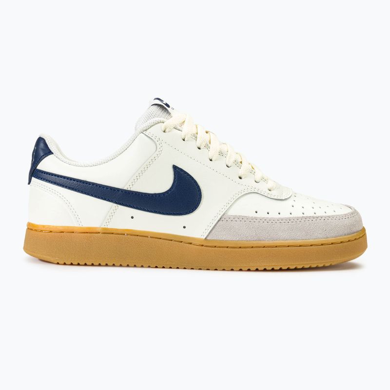 Pánska obuv Nike Court Vision Low sail / gum light brown / light iron ore / midnight navy 2