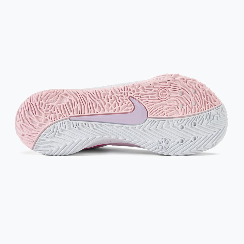 Topánky na volejbal Nike Zoom Hyperace 3 SE biela/hyper ružová/mätová pena/fialová hmla/ružová pena 4