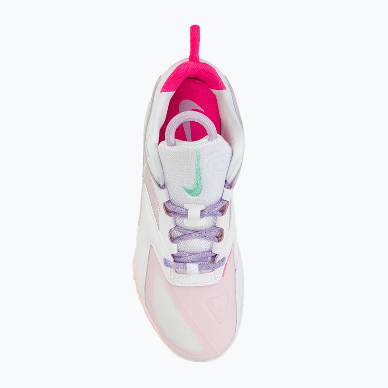 Topánky na volejbal Nike Zoom Hyperace 3 SE biela/hyper ružová/mätová pena/fialová hmla/ružová pena 5