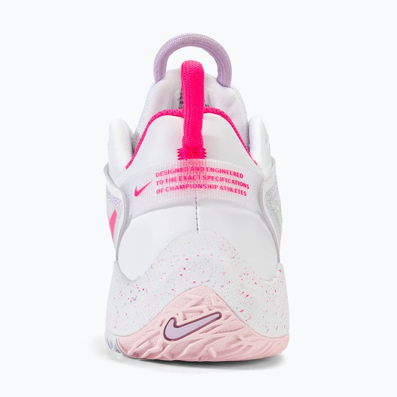 Topánky na volejbal Nike Zoom Hyperace 3 SE biela/hyper ružová/mätová pena/fialová hmla/ružová pena 6