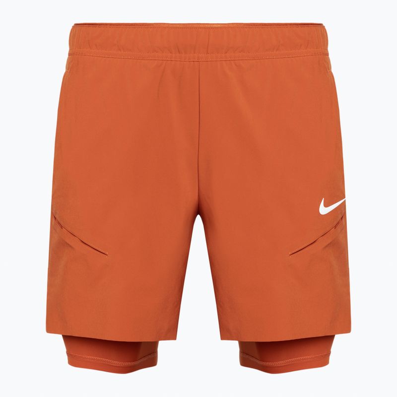 Pánske tenisové šortky Nike Court Dri-Fit Slam rust factor/pink quartz/white
