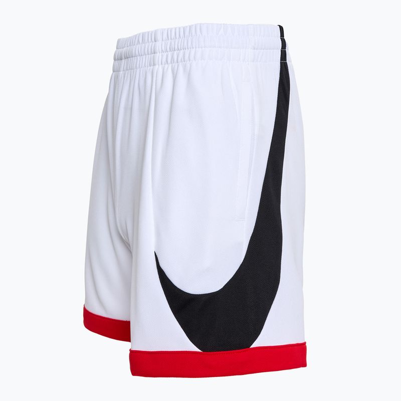 Detské tréningové šortky Nike Dri-Fit Multi+ biela/čierna/univerzitná červená 3