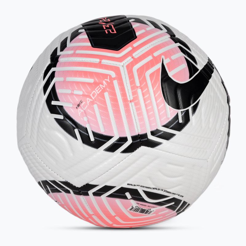 Futbalová lopta Nike Academy white/sunset pulse/black veľ. 4 2