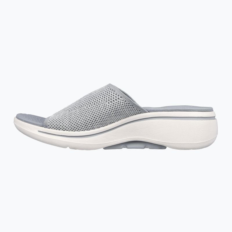 Dámske šľapky SKECHERS Go Walk Arch Fit Joyful gray 10