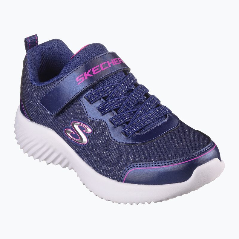 SKECHERS Bounder Girly Groove detská tréningová obuv navy 11