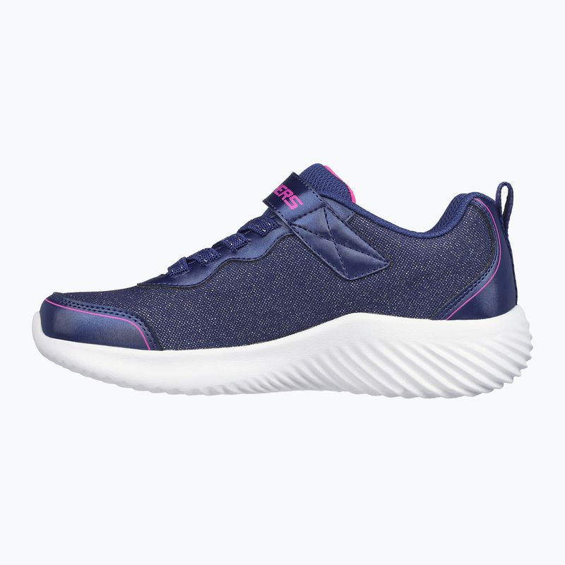 SKECHERS Bounder Girly Groove detská tréningová obuv navy 13
