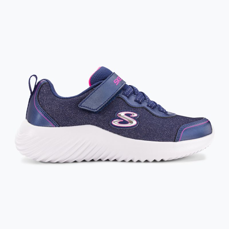 SKECHERS Bounder Girly Groove detská tréningová obuv navy 2