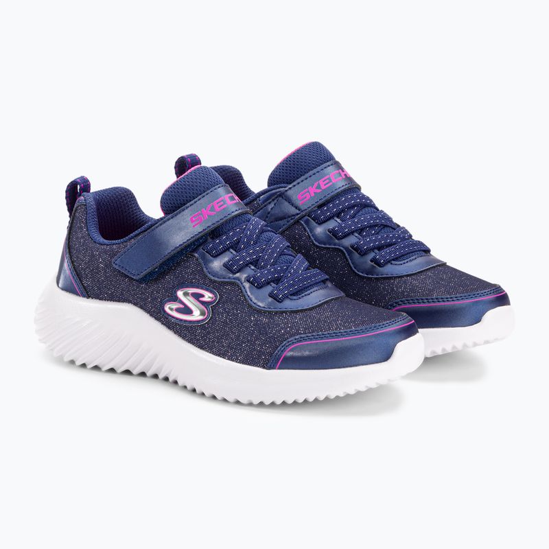 SKECHERS Bounder Girly Groove detská tréningová obuv navy 4