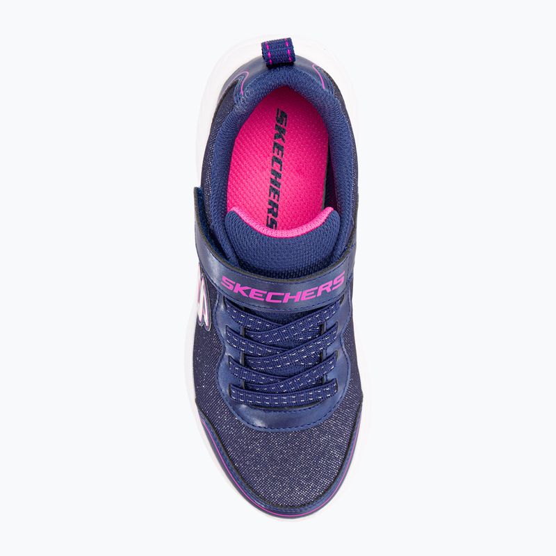 SKECHERS Bounder Girly Groove detská tréningová obuv navy 6